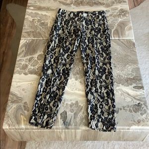 Black lacy pants